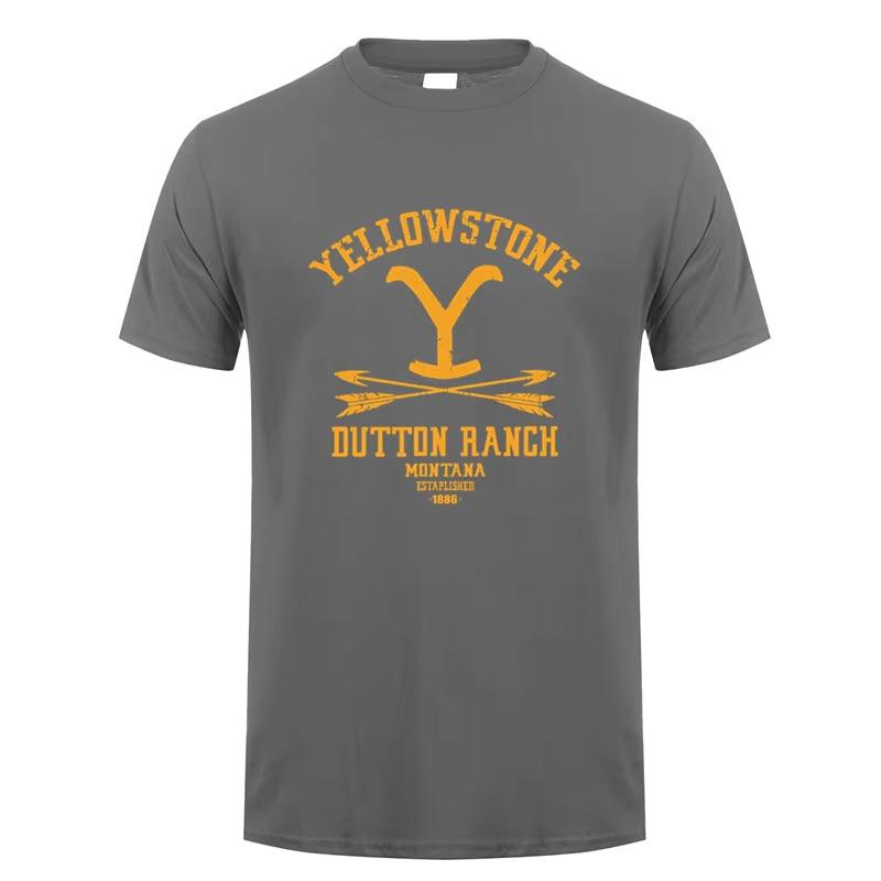 Yellowstone Dutton Ranch Tshirt Yellowstone Graphic Tshirt 2026 Summer Unisex Unisex Cotton Funny TShirts Street Wear Y2K Tshirt
