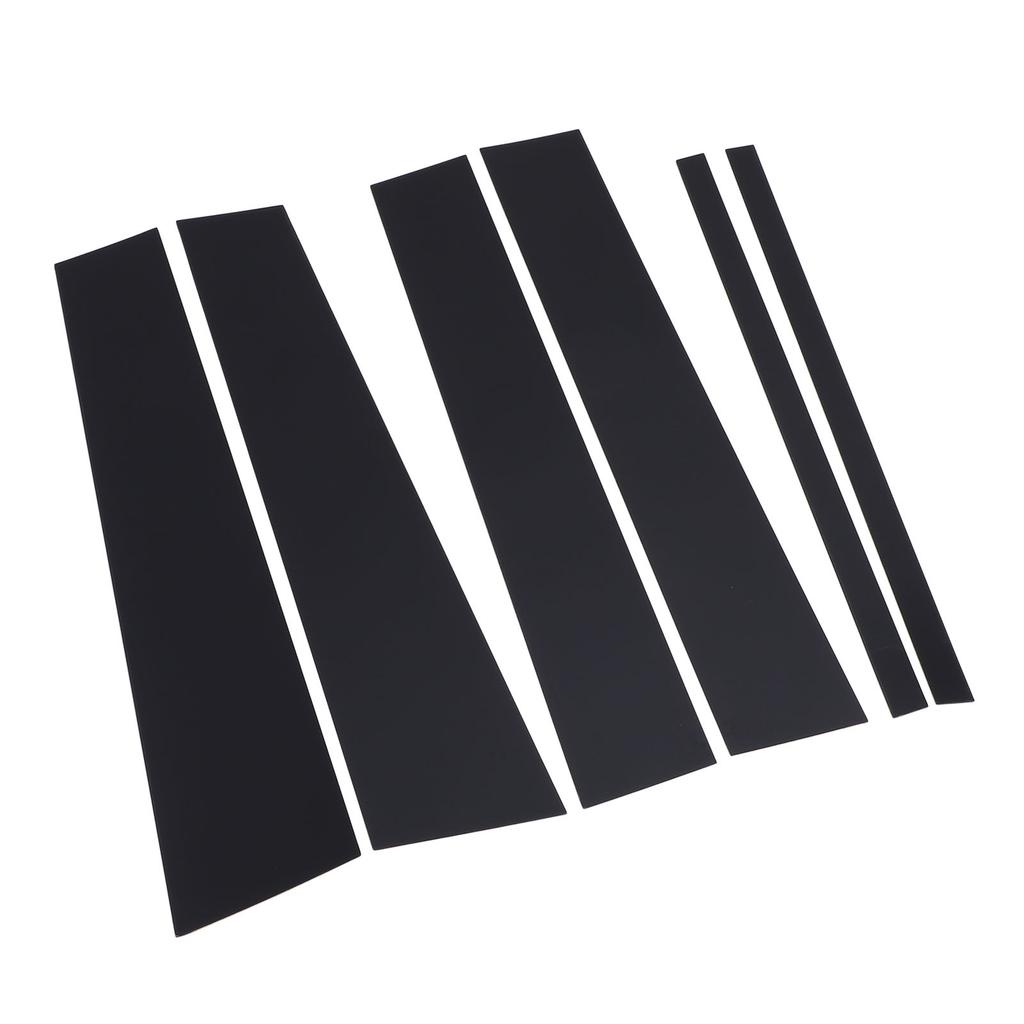6Pcs Pillar Post Cover Trim Mirrored Finish Weather Resistant Easy Installation Pillar Post Trim for   2004 to 2015