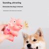 Jouet à mâcher couinant durable pour chiens de grande taille Design interactif en latex Surfaces de nettoyage des dents
