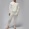 Jordan Air  1 Solid Color Letter Logo Crew Neck Long Sleeve Sweatshirt Men Tops Off-White FJ7789-133