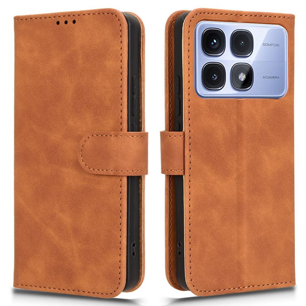 For Xiaomi Redmi K70 Ultra Leather Case Skin-Feel Anti-Drop Wallet Flip Phone Cover