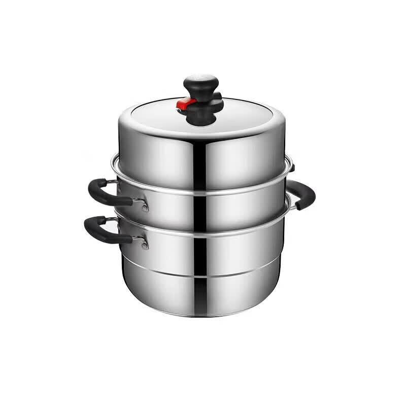 COOKER KING Adjustable Pressure Multilayer Stainless Steel Steamer