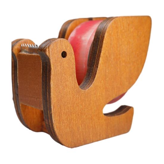 

Tape Cutter Desktop Tape Dispenser Squirrel Whale Animal Shaped Design Ergonomic Easy Cut Tape Holder Bird
