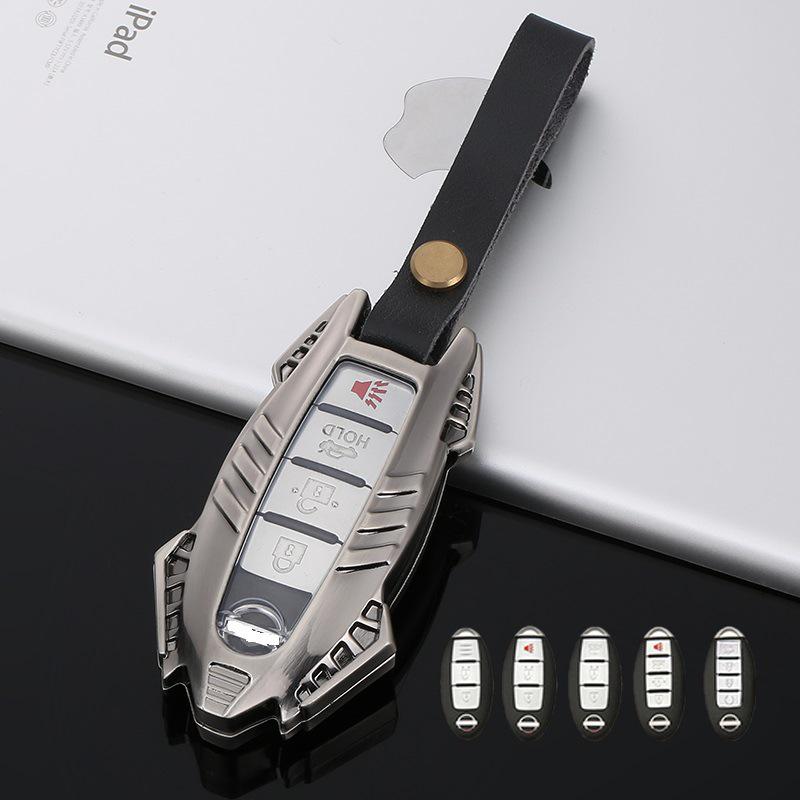 Infiniti Key Case for Q50L, Q70L, Old Models, QX50, QX60, Q60 - Button Car Key Bag