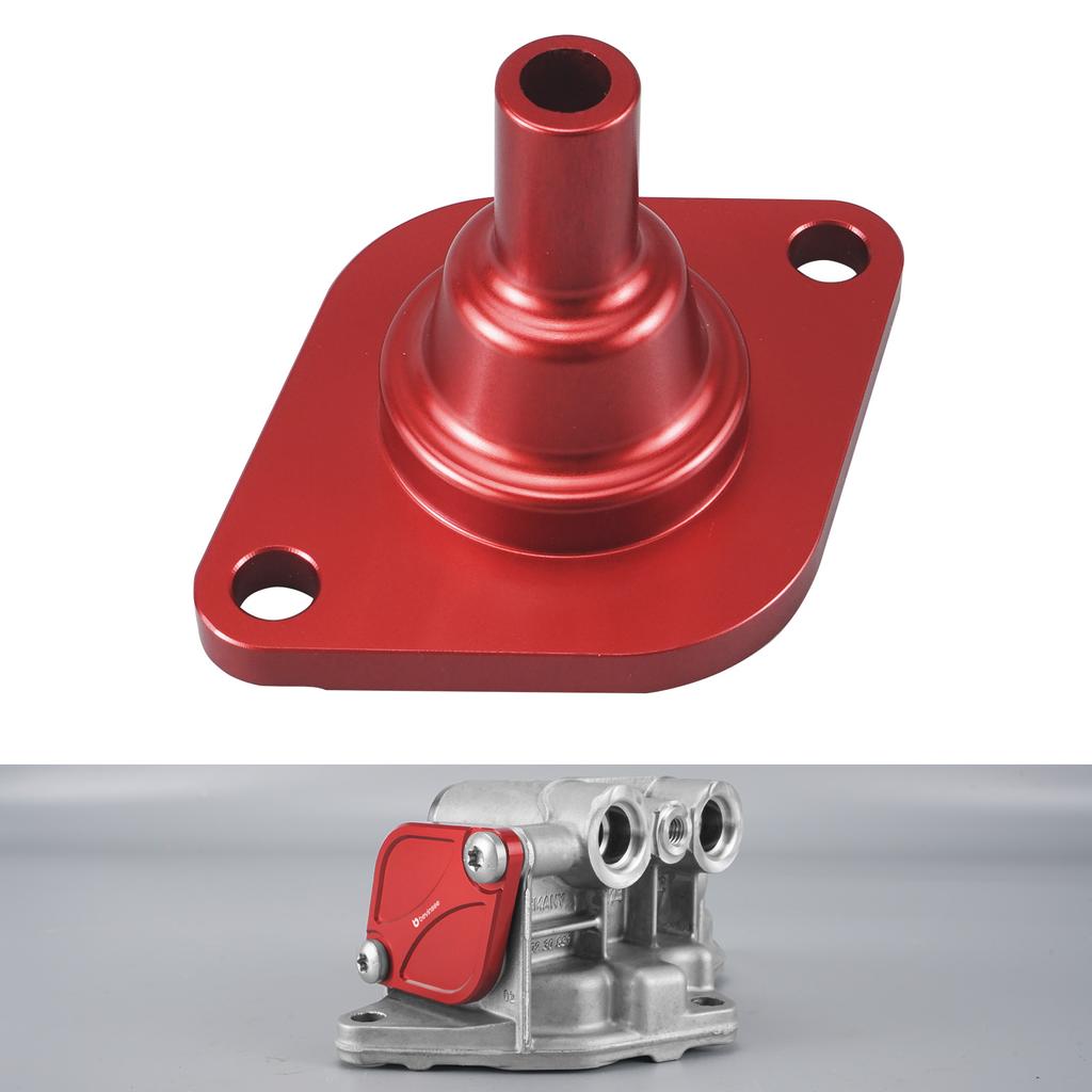 BEVINSEE Oil Thermostat Housing Lid Cover & Plugs for BMW E60 E90 E92 E93 E82 F10 F30 F36 F12 F20 F22 M2 F84 M3 F80 M4 F82/F83