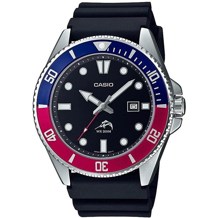 [Casio] CASIO Dive Watch MDV-106B-1A2V Blue & Red Bezel Men s MDV-106B-1A2V