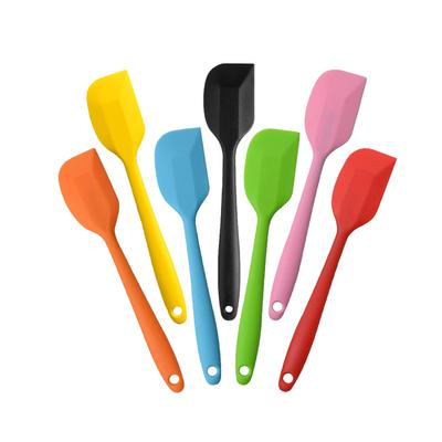 1 ud. Raspador de Silicona Resistente a Altas Temperaturas Raspador de Silicona Integrado Cuchillo Suavizante para Tartas y Cremas Raspador de Silicona para Hornear
