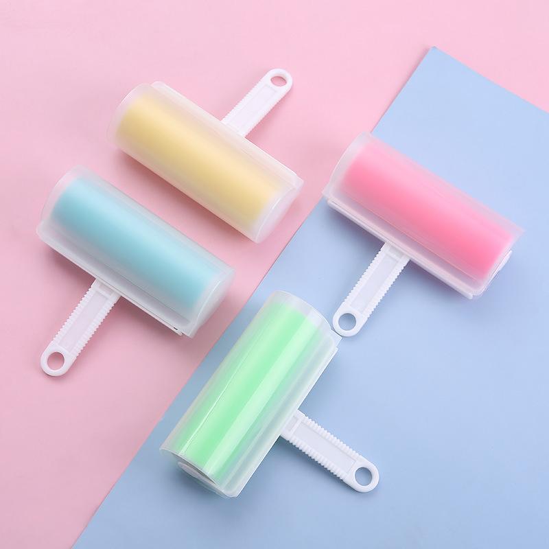 Large High Quality Washable Reusable Household Cleaning Remover Portable Hair Rolle Clothes Hair Pet Hair Sticky Roller