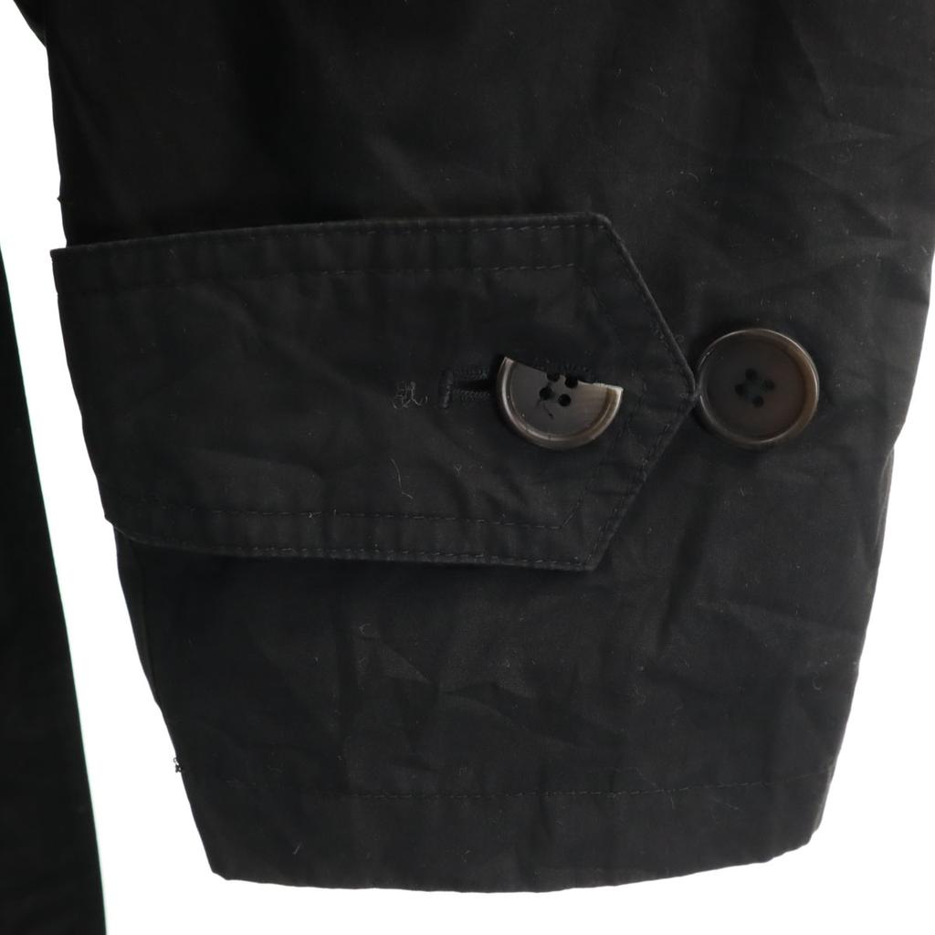 LONDON FOG Long coat 36R Black series liner Men's Used