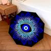 1 PC Automatic Folding Umbrella - The Evil Eye Pattern, Portable & Foldable Design with 8 Ribs, Christmas Birthday Gifts