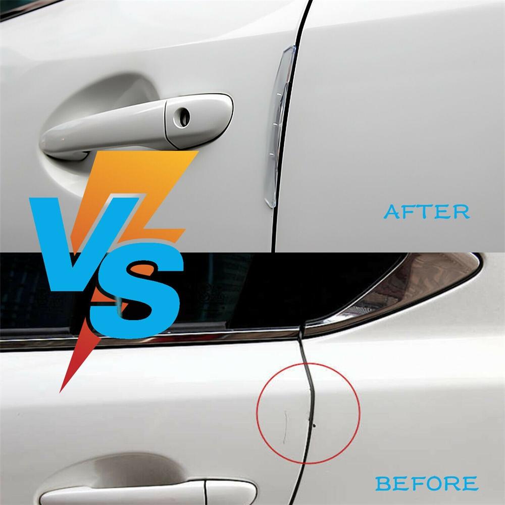 Practical Car Door Scratch Protector Strip Set of 4 Anti Collision