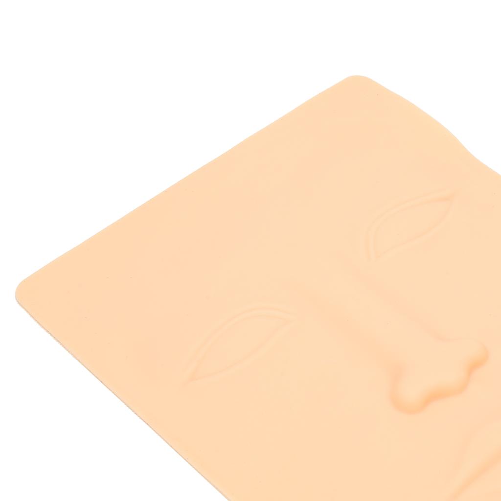 Face Tattoo Practice Skin Silicone Eyebrow Lips Eyeliner Microblading Tattoo Practice Skin