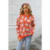 Women Pullover Halloween Sweaters Ghost Print Jumpers Long Sleeves O Neck Loose Slight Strech Casual Office Lady 2025 Autumn