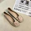 New Chinese light mouth rose flat shoes retro new late evening wind niche design sense beautiful ballet shoes