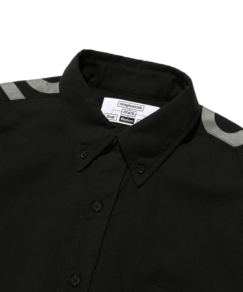NICEGHOSTCLUB Ffats Dress Code Big Big Shirt_Black(Ng2Esuw302A)