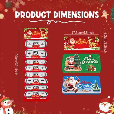 2025  Christmas Cash Gift Wrap Envelope,Christmas Money Holders For Cash, Cashs Gift Card Holders Xmas Christma Gift