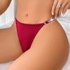 Popular thong women's sexy glossy panties women's low-rise panties sexy panties