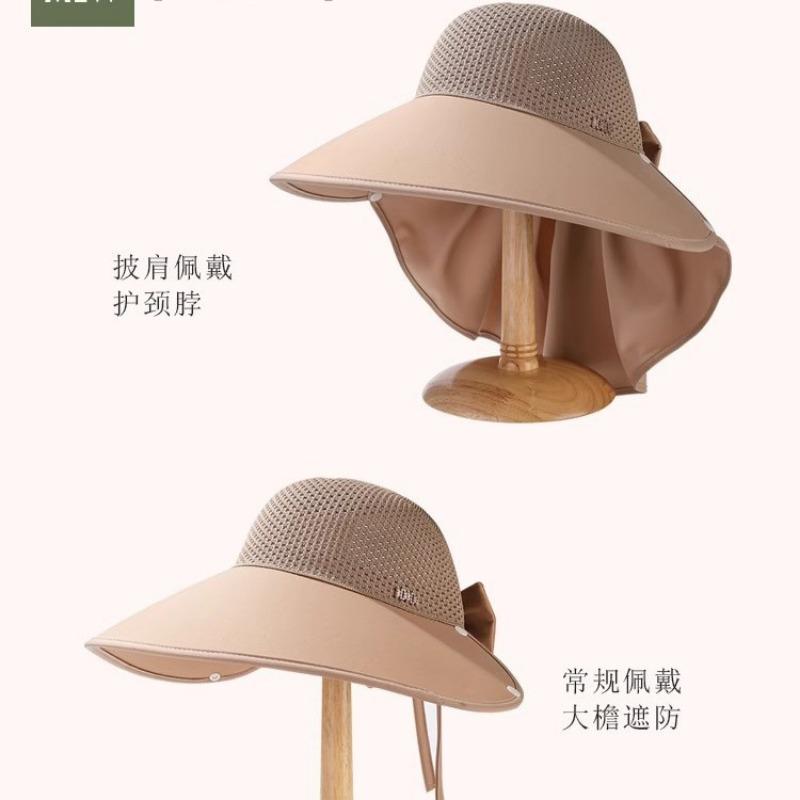 Sunscreen Hat Women's Summer Eaves Cycling Can't Blow Over Hat UV Protection Sun Hat Shawl Neck Protection Sun Hat