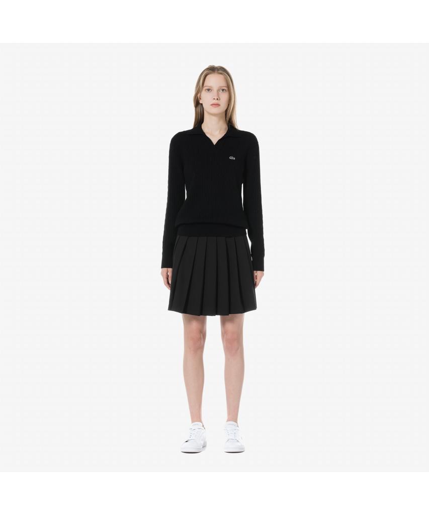 Lacoste Women'S Mid-Length Pleated Skirt Jf408E-54N 031