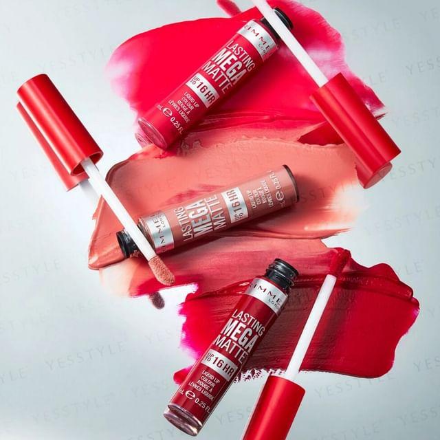 RIMMEL LONDON - Lasting Mega Matte Liquid Lip Color 725 Love Bite