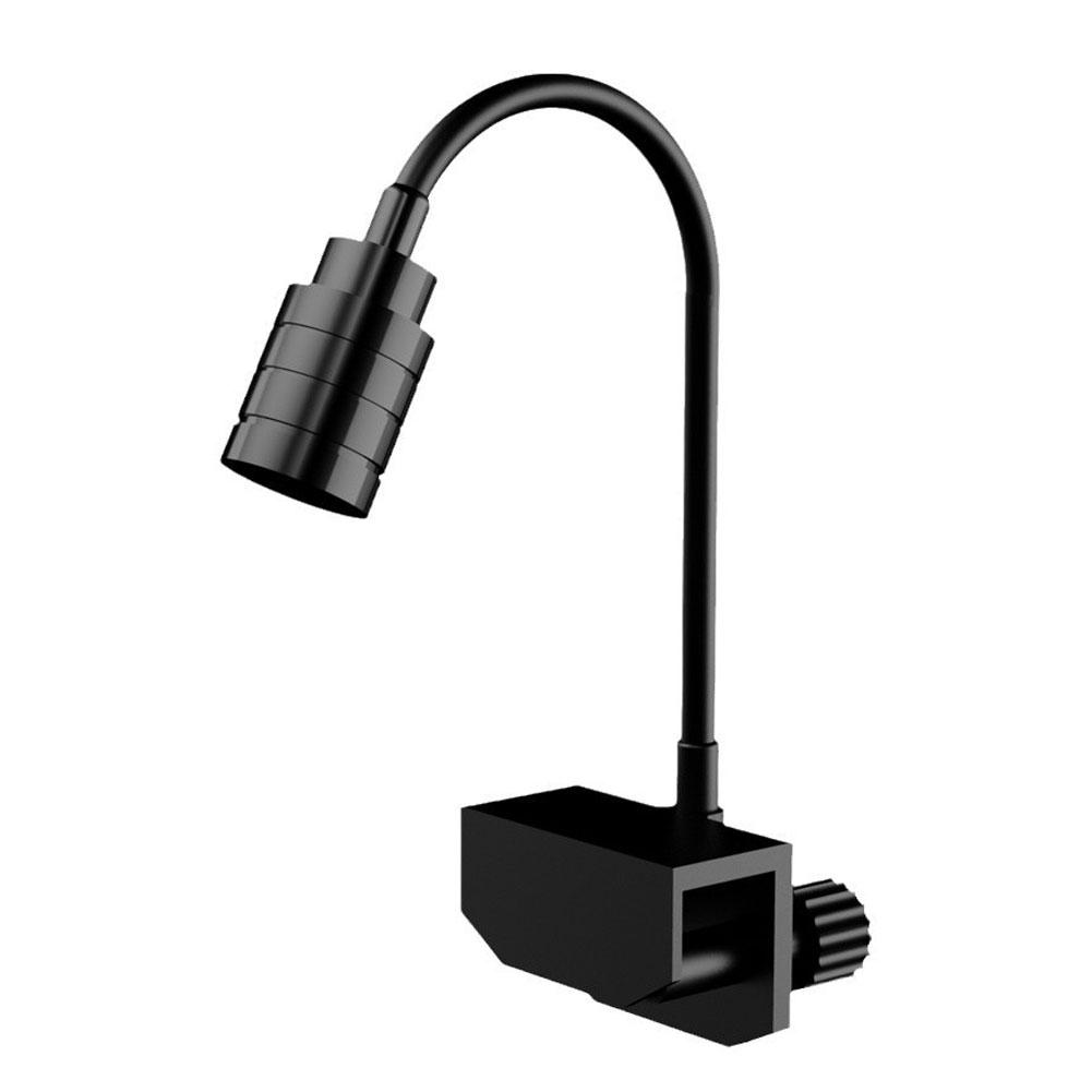 USB Adjustable Focus Aquarium Spot Light Aquascape Clip Lamp for Nano Fish Tank 360° Rotatable Clip Light for Betta/Small Aquariums Accessories