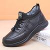 Winter Thickened Waterproof Non-Slip Velvet Lined Shoes - Soft Sole Plus Size for Middle-Aged and Elderly