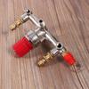 Double Outlet Tube Alloy Air Compressor Switch Pressure Regulator Valve Fit Part