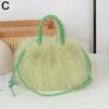 Cute Pumpkin Bag Faux Fur Tote Bag Women's Bucket Plush Luxury Design Ladies Handbags Soft Winter Crossbody Shoulder Bags
