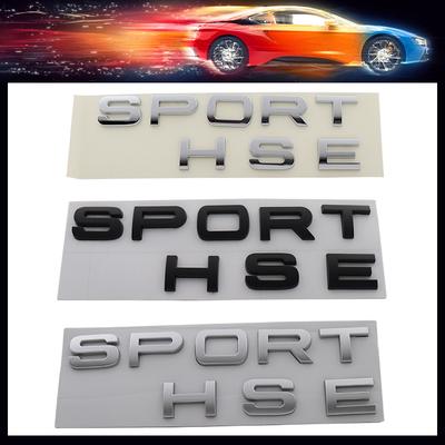 3D Premium SPORT pro V8 HSE SPORT EDITION auto Kapota Blatník kufr Zadní světlo Zadní kapota Štítek Emblém Odznak Samolepka