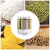Large 6-Grid Rotating Grain Storage Bin - 27.56LBS One-Click Food Dispenser Sealed Moisture-Proof Rice Container for Rice Nut