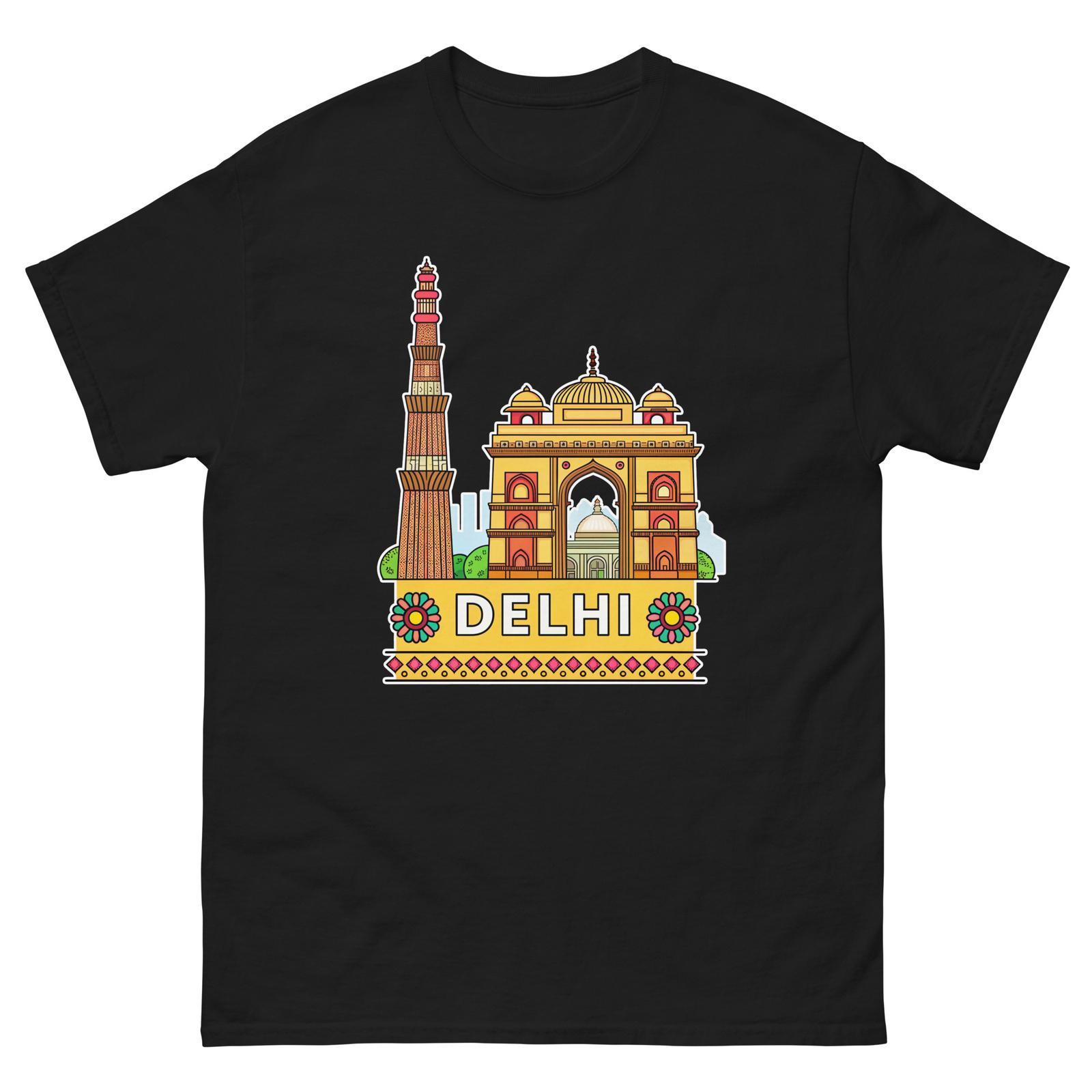 Delhi World Travel Urban Area City T-Shirt XL