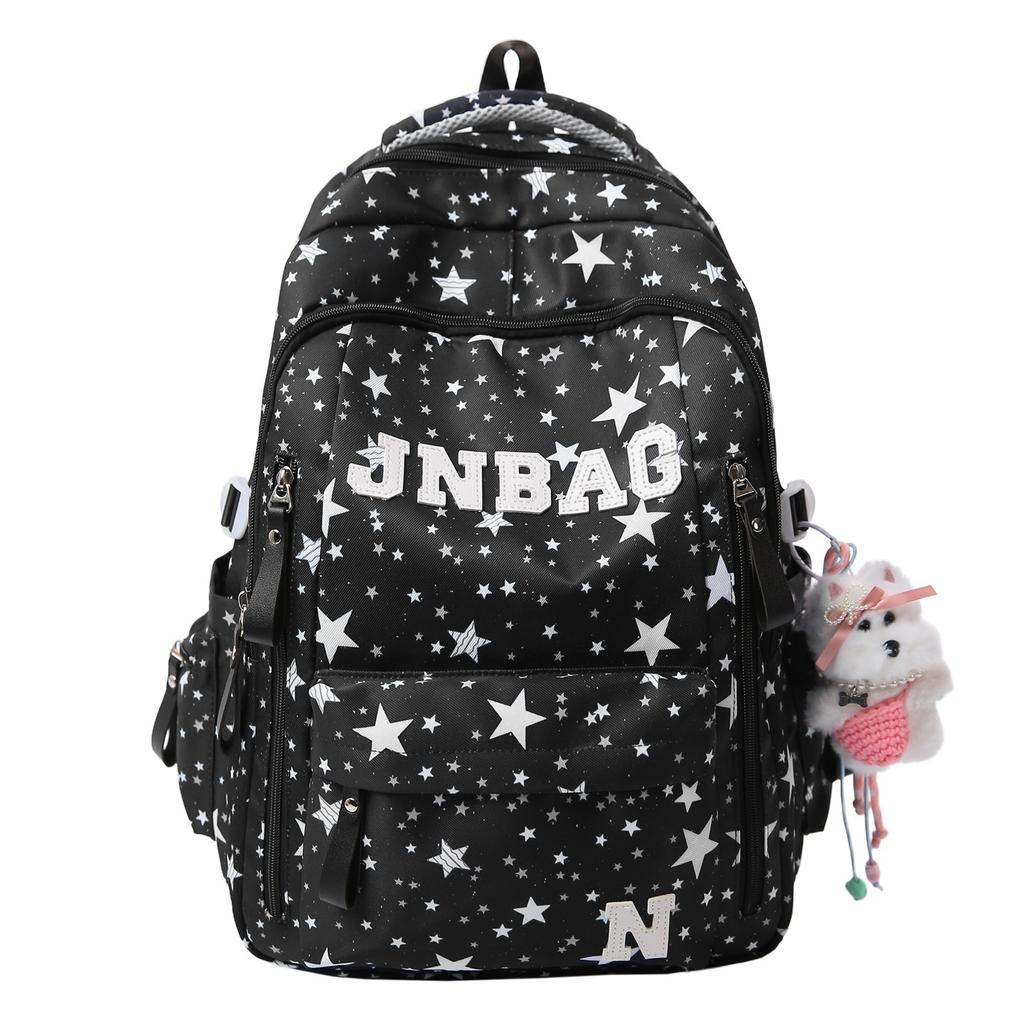 Schoolbag new high-value fresh and sweet large-capacity backpack women's outdoor leisure travel backpack junior high school student schoolbag