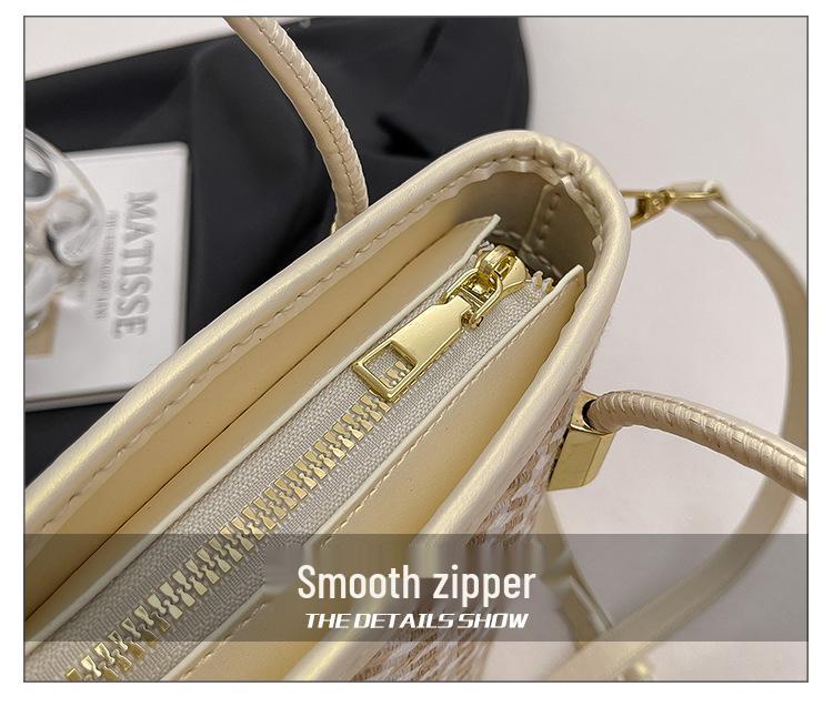 2025 DIY Song Brocade Fabric Large Bucket Shoulder Bag - Chinese Style