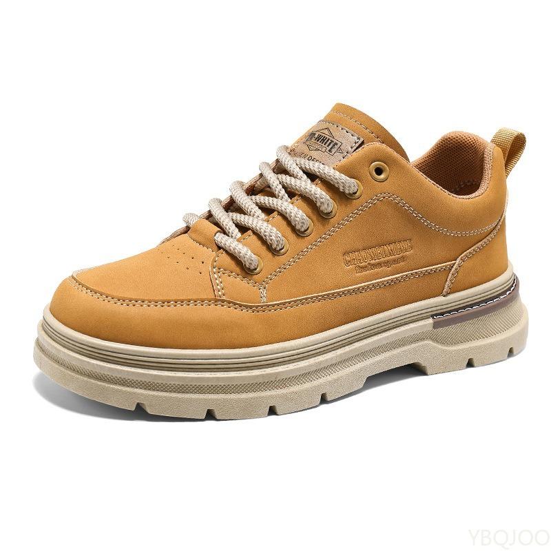 Autumn new men's fashionable versatile thick soled workwear shoes casual minimalist comfortable sports men's shoes