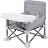 Baby Foldable Portable Dining Chair With Plate Seat Belt Children's Beach Chair Camping Child Comfortable Feeding Seat Baby