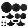 14 peças de Pads Silenciadores para Bateria Prática de Bateria Pad de Espuma de Borracha Pad Silenciador de Pratos Conjunto de 14 Silenciadores para Bateria