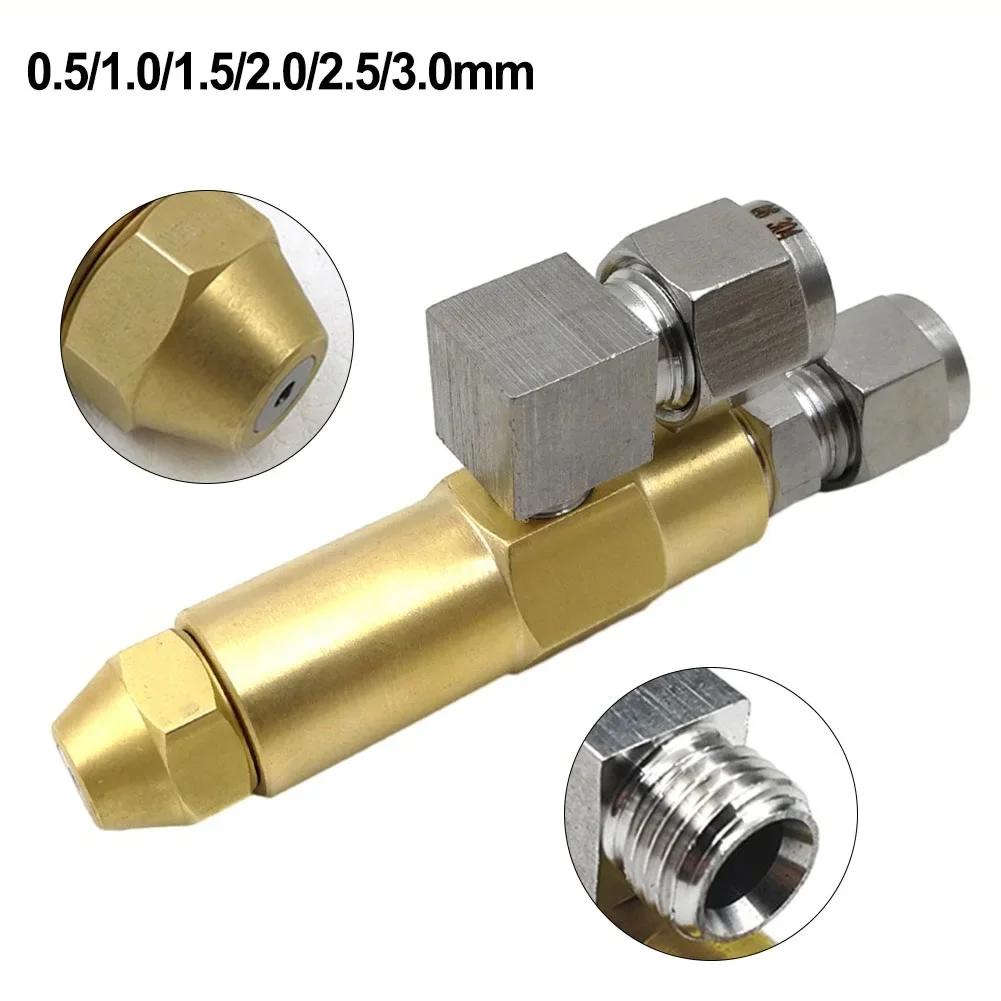 2026 Stainless Steel Waste Oil Burner Nozzle Dual Siphon With Double Base For Boiler Fuel Atomizing Applications Chainsaw Acces