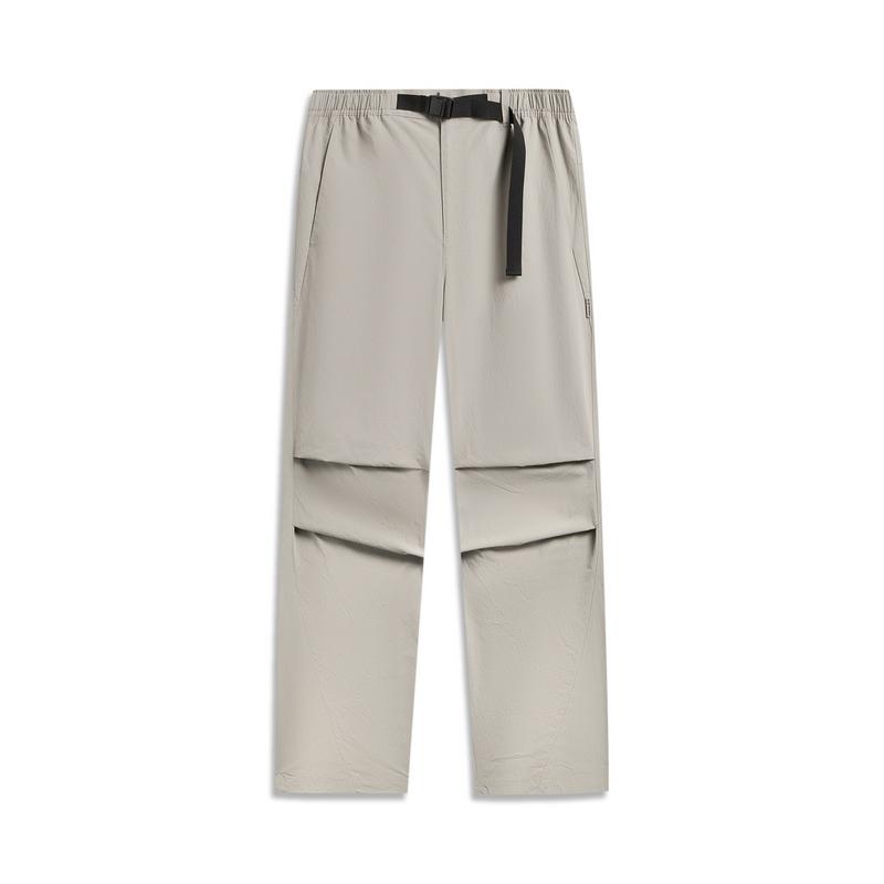 Li Ning Outdoor CF Tracing Cargo Pants Men s Rugged Brown Gray AYKW109-1 3XL