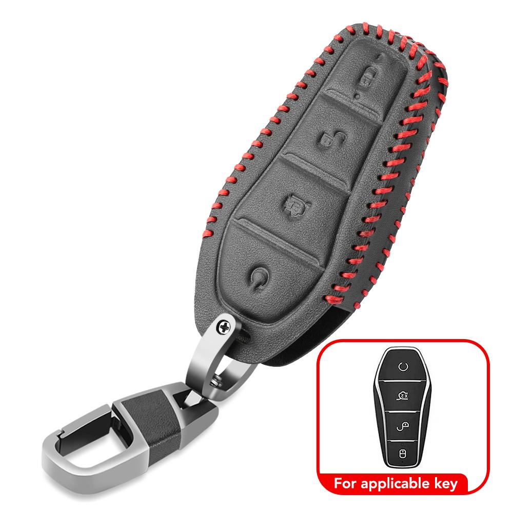 

Чехол для автомобильного ключа с полным покрытием и защитой для BYD Tang EV600 Han EV Yuan ATTO 3 Song PLUS Pro MAX DMI Qin Автомобильные аксессуары чёрный