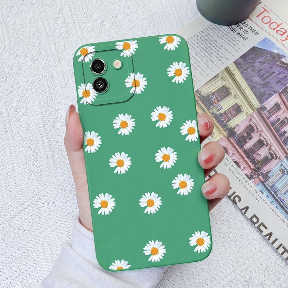 Case For Samsung A03 Core A03S Painted Soft Liquid Silicone Fashion Back Cover For Samsung Galaxy A 03 A03Core A03 S Funda Coque