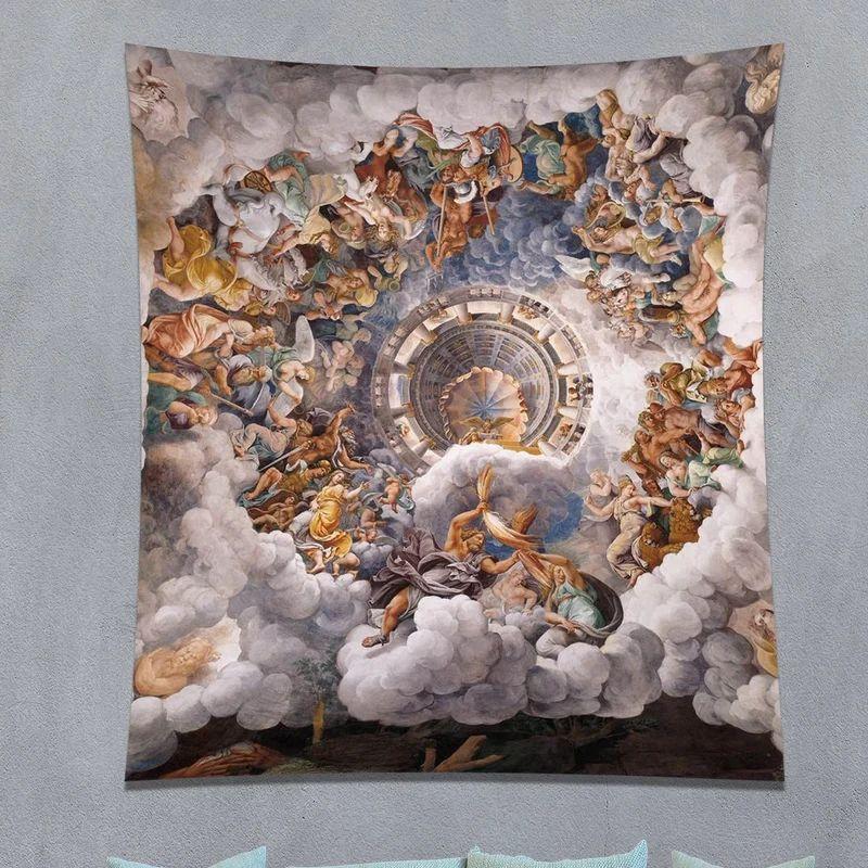 Tapestry Fall of the Giants art 75x100