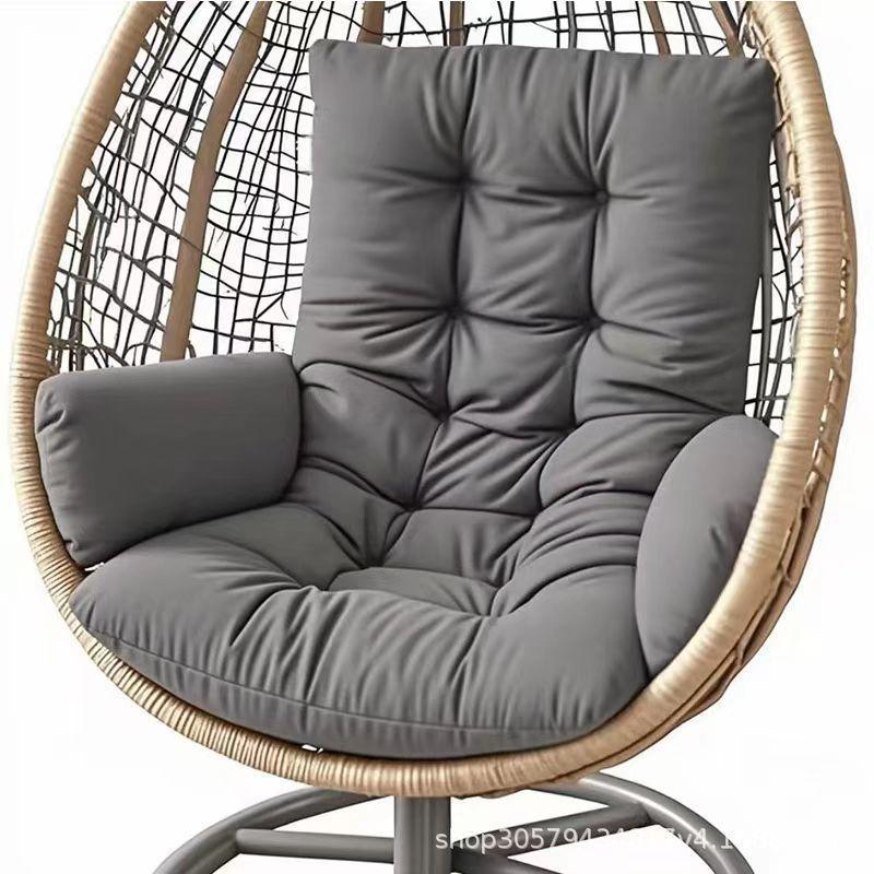 Thickened Hanging Basket Seat with Enlarged Backrest Cushion for Swing, Single Sofa, or Rocking Chair