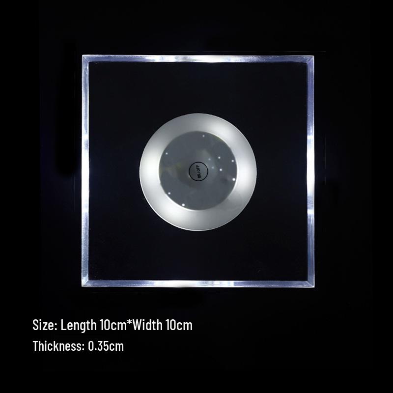 Wine Glass Cocktail Glow Coaster – Illuminated Base for Bar and Bartending