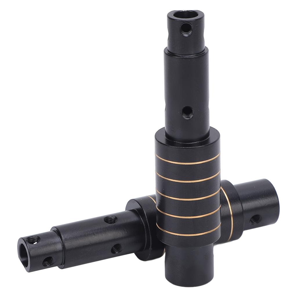 2Pcs RC Rear Axle Tube Brass Remote Control Car Axle Tube Set for Axial SCX10 Pro 1/10