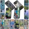 for Motorola Moto Edge 70 60 Fusion NEO Pro G Stylus G56 G96 G52 G04 G05 20 Phone Case Claude Monet Impressionism Waterlily Cat