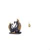 Elegant Resin Swan And Brass Gourd Sculpture European Art Figurine Feng Shui Ornament for Home