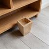 Natural Wooden Height Adjusters Strong & Strong Designs Strong Wood Furniture Leg Extenders for Home Office Furniture