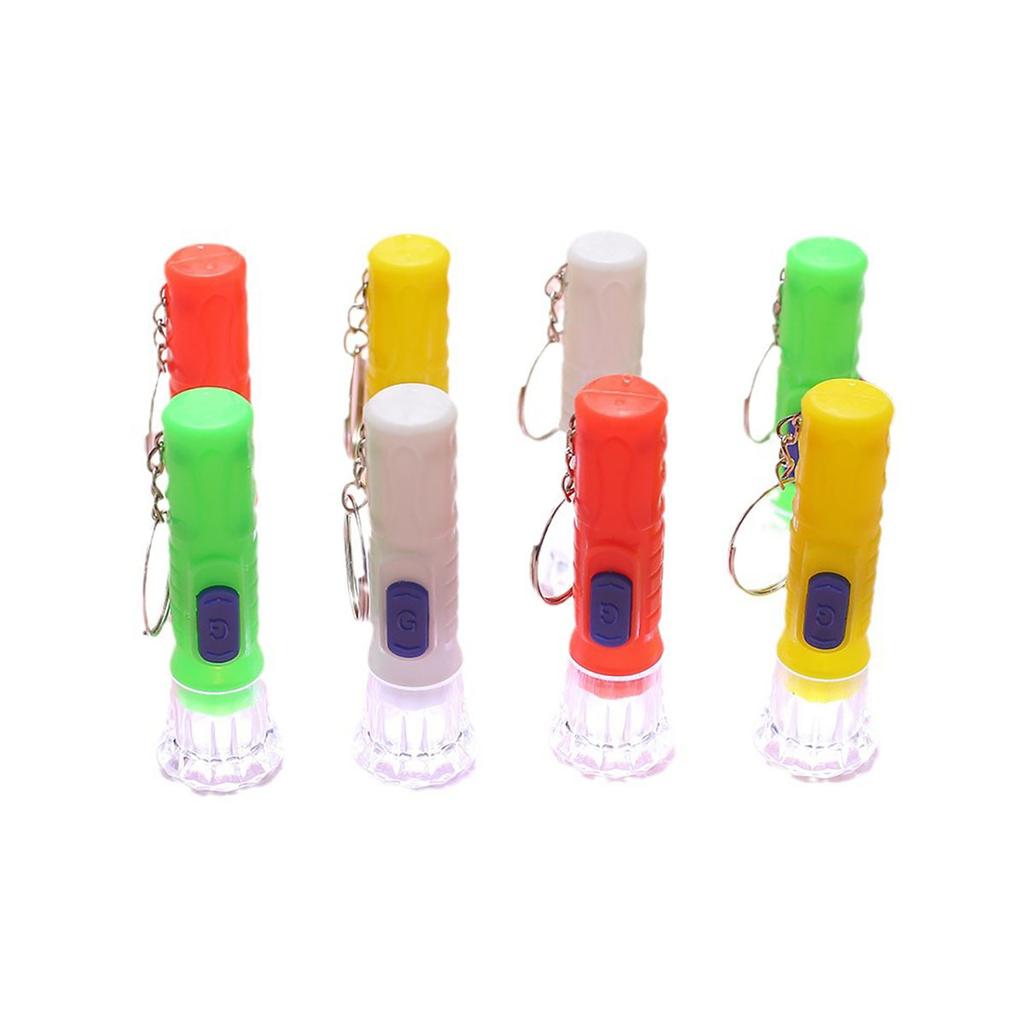 12Pcs Mini Children LED Flashlight Lamp Toy for Kids Birthday Party Favors Pinata Fillers Goodie Bag Gift
