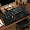 Guns Mousepad Pc Accessories Desk Interior Gaming Mats Playmat Carpet Mouse Mat Desk Pad Office Decor Gamer Setup Decoration