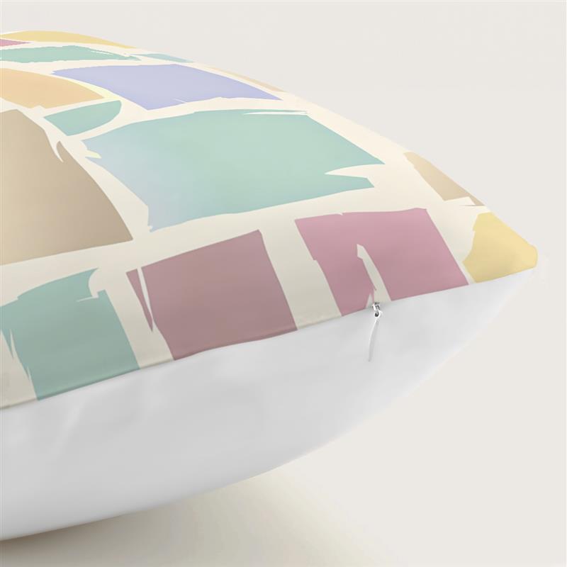 1 Pc Abstract Geometric Pillow Cover For Home Living Room Bedroom Sofa Office Decorative Pillowcase Soft Throw Pillows 45*45 Cm